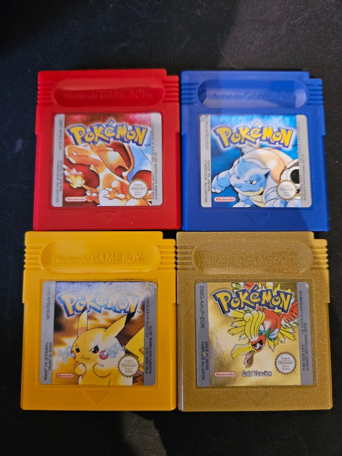 Pokémon Red, Blue, Yellow & Gold, Games en Spelcomputers, Games | Nintendo Game Boy, Ophalen of Verzenden, Gebruikt