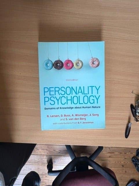 Personality Psychology, Ophalen of Verzenden, Zo goed als nieuw, Hogeschool, R. Larsen, D. Buss, A. Wismeijer, J. Song, S. van