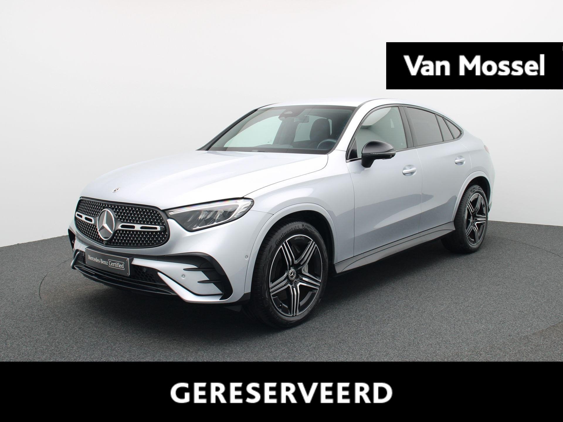 Mercedes-Benz GLC Coupé 200 4MATIC AMG Line + LEDER + SURRO, Autos, Mercedes-Benz, 167 g/km, Argent ou Gris, Euro 6, Entreprise