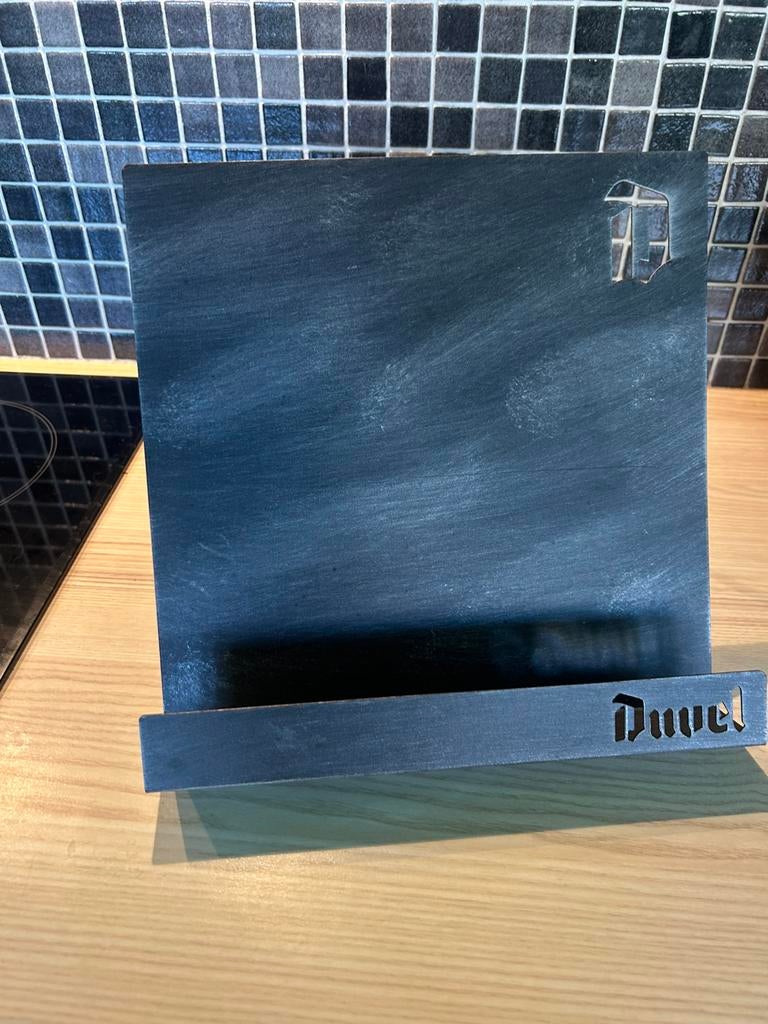 Porte menu tarif metal Duvel 28x28cm, Enlèvement ou Envoi, Comme neuf