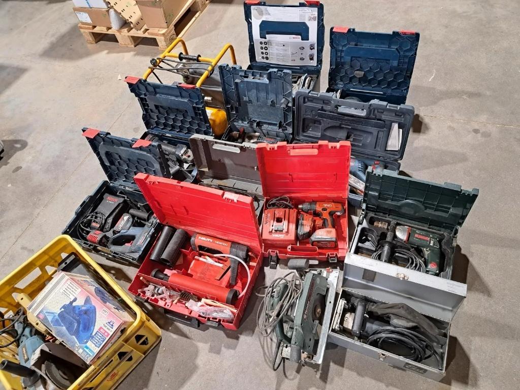 Outillage divers, Enlèvement, Utilisé