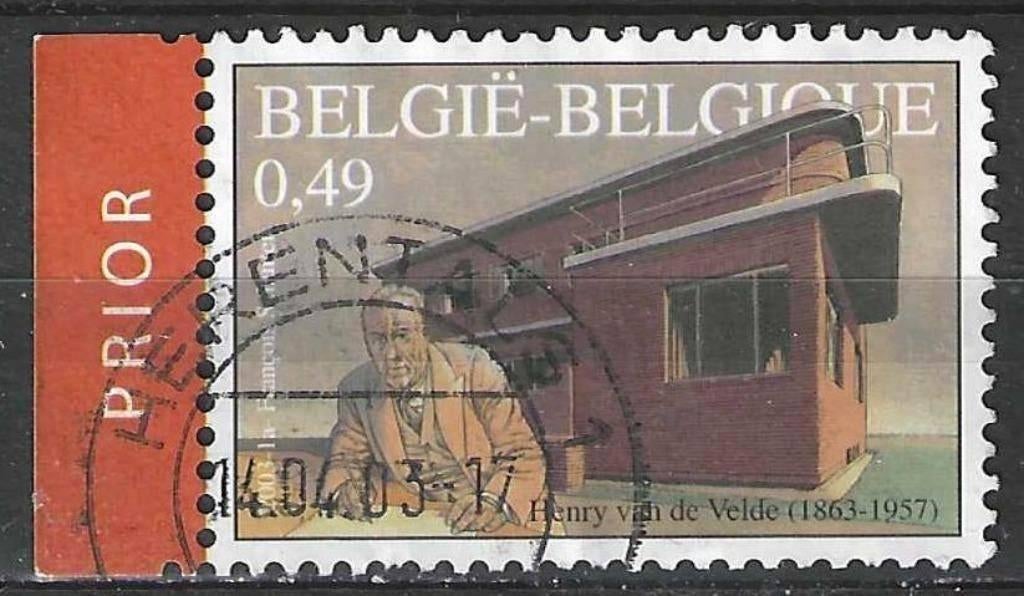 Belgie 2003 - Yvert 3139 /OBP 3146 - Henry van de Velde (ST), Postzegels en Munten, Postzegels | Europa | België, Verzenden, Gestempeld