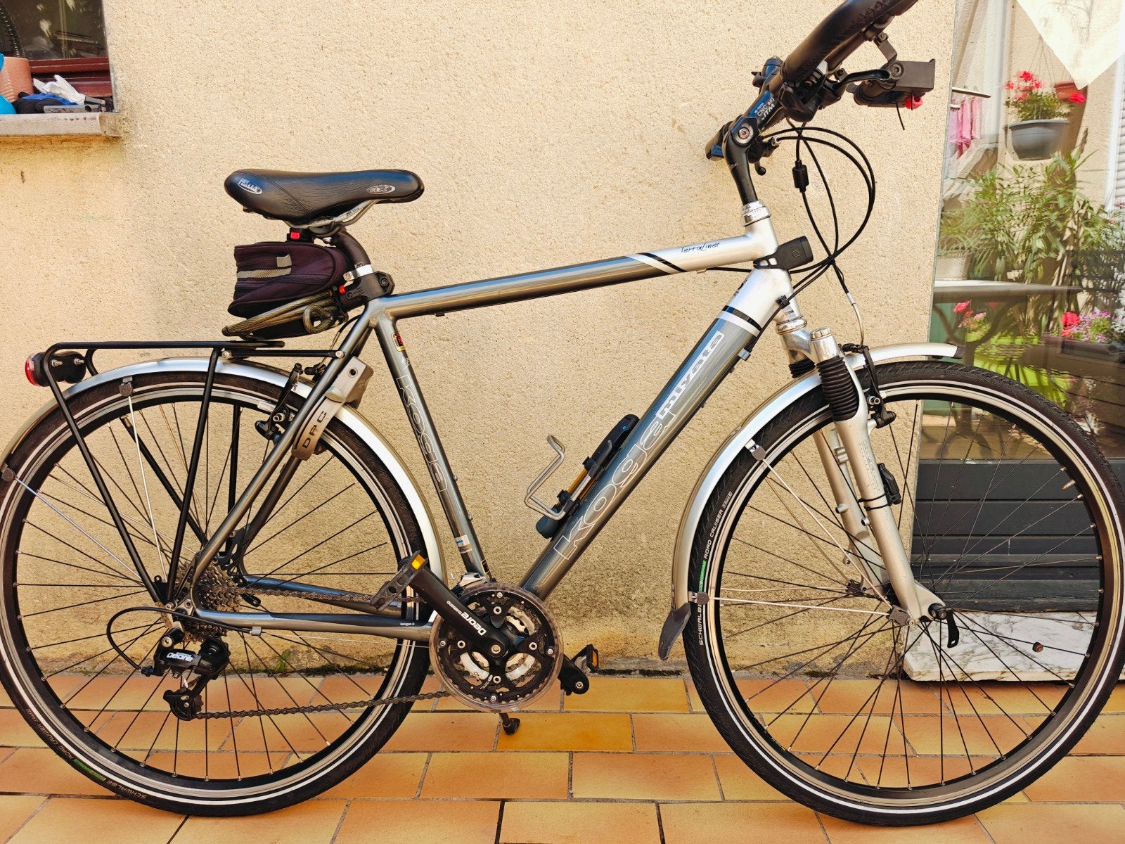 Koga Terraliner herenfiets, Fietsen en Brommers, Ophalen, 28 inch, Zo goed als nieuw, 57 tot 61 cm