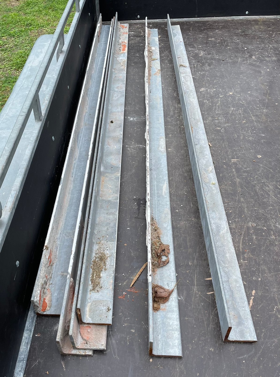 L ijzers 80x80, lengte 2,10m , 6stuks, Doe-het-zelf en Bouw, Ophalen, Gebruikt