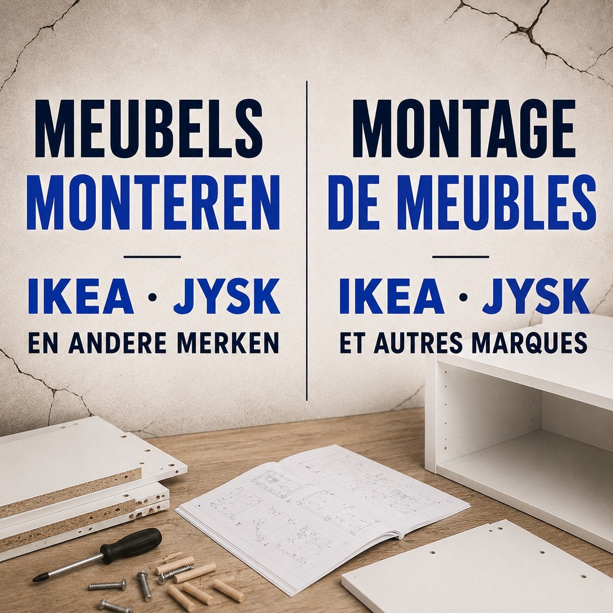 IKEA & JYSK meubelmontage/Montage de meubles IKEA & JYSK, Enlèvement