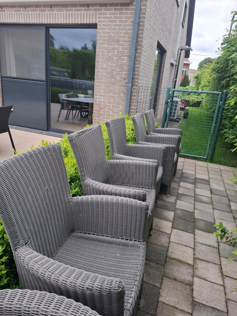 Tuinstoel rotanlook kunststof, Ophalen, Kunststof