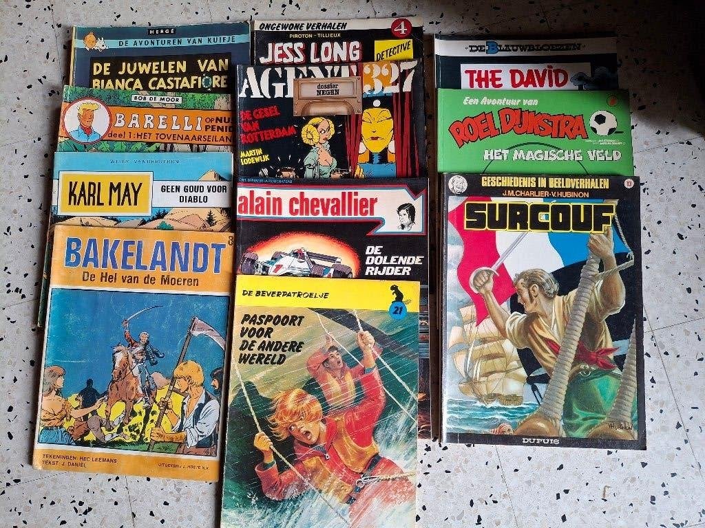 Lot Strips allerlei (suske en wiske, kiekeboe, Guust, enz..), Boeken, Stripverhalen, Meerdere stripboeken, Ophalen, Gelezen