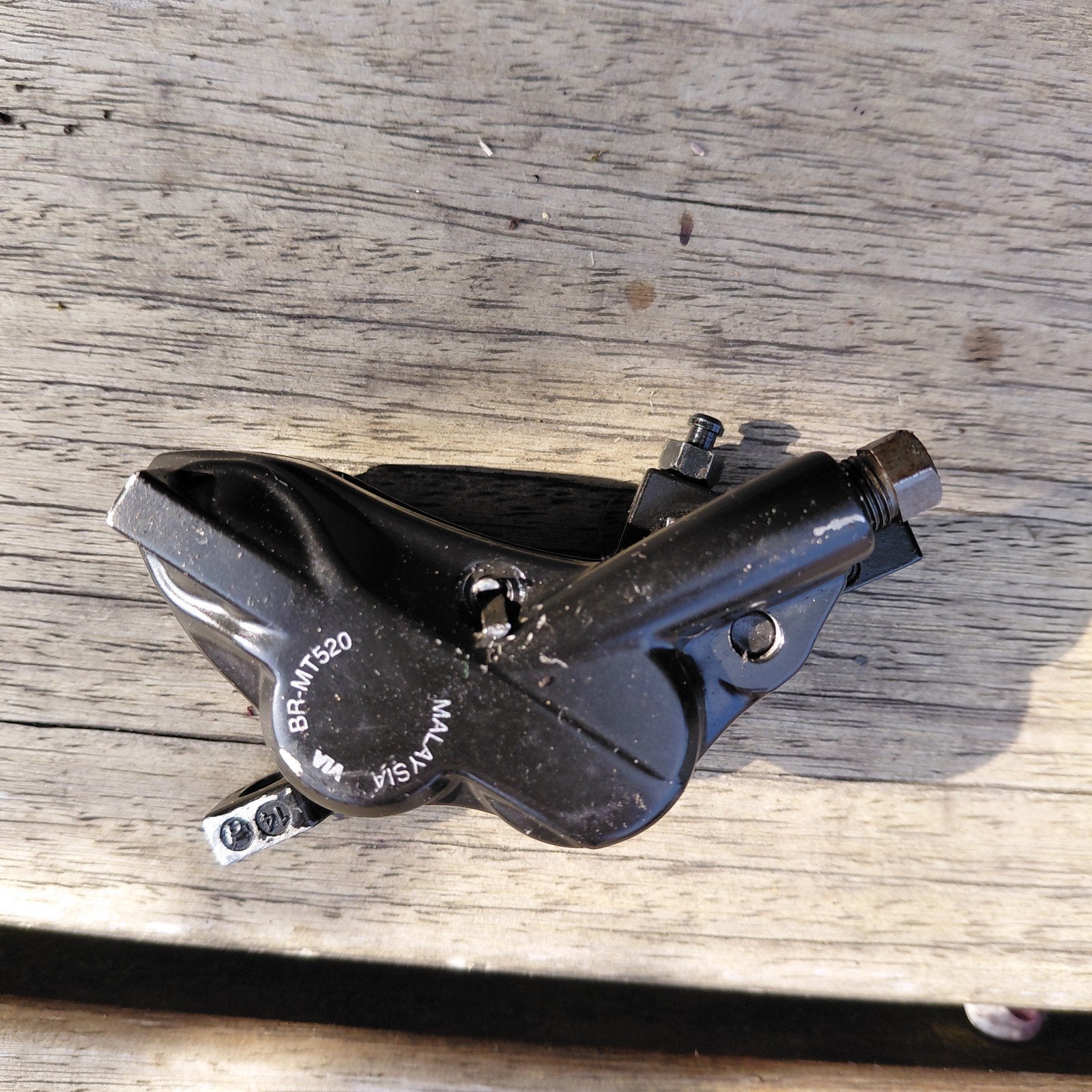 shimano hydraulische remklauwen voor en achter, Ophalen