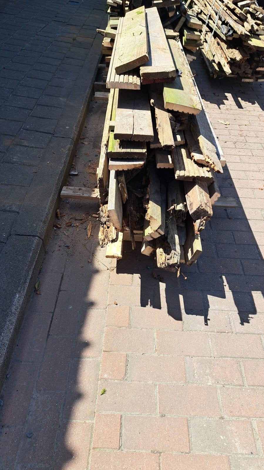 3 kub hout gratis, Tuin en Terras, Ophalen