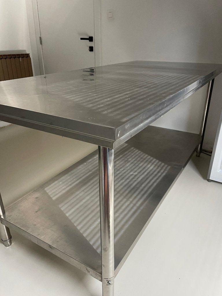 Inox tafel RVS, Enlèvement, Utilisé, Mobilier en inox