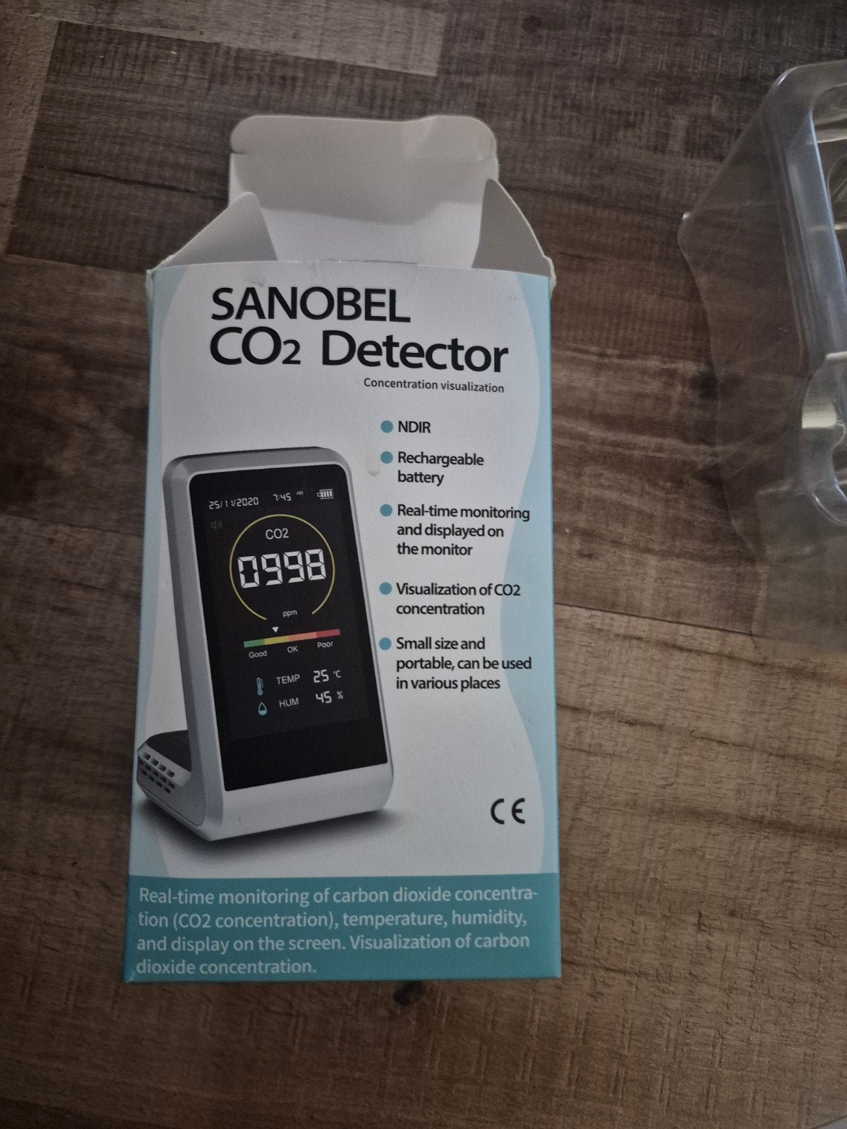 co2 meter, Enlèvement
