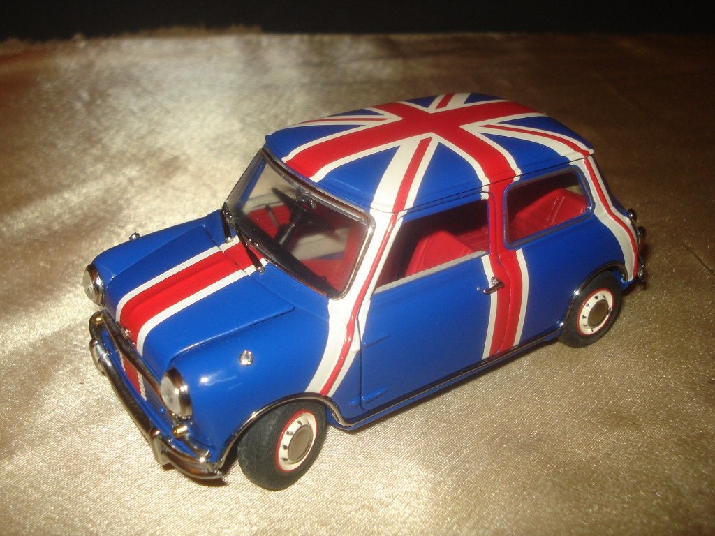 FRANKLIN MINT Precision Models MORRIS MINI-COOPER 1967 1/24, Hobby en Vrije tijd, Modelauto's | 1:24, Zo goed als nieuw, Auto