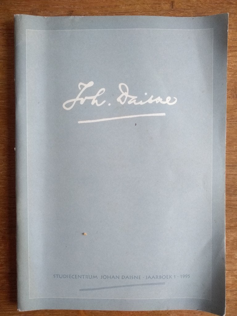 JOHAN  DAISNE  /  JAARBOEK  1995, Livres, Enlèvement, Comme neuf