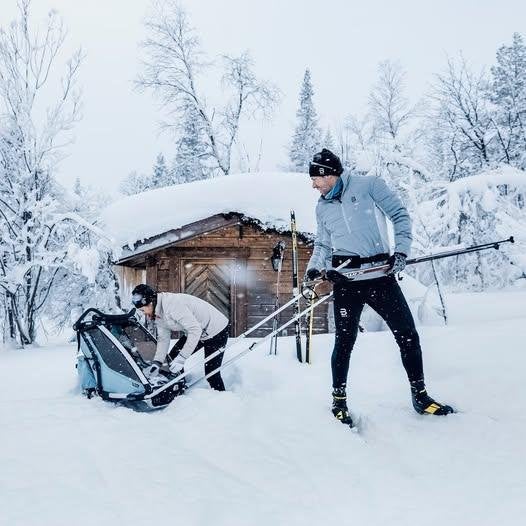 Thule chariot cross-country skiing kit., Enlèvement, Comme neuf, Remorque pour enfant, Tule