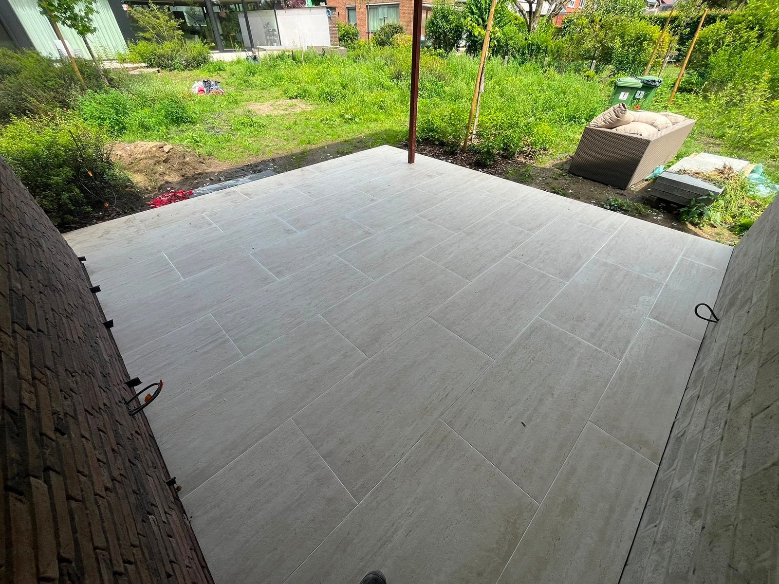 Travertin keramische tegels te koop, Ophalen, 60 cm of meer, Nieuw, 5 tot 10 m²