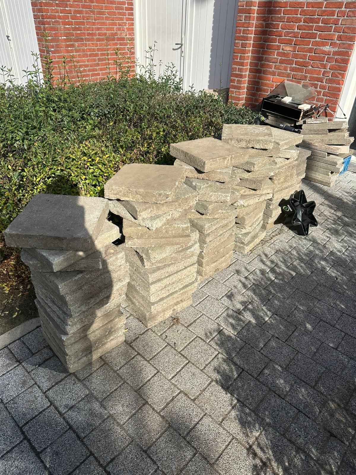 30x30 dals, Jardin & Terrasse, Enlèvement, Utilisé, Béton, Autres types