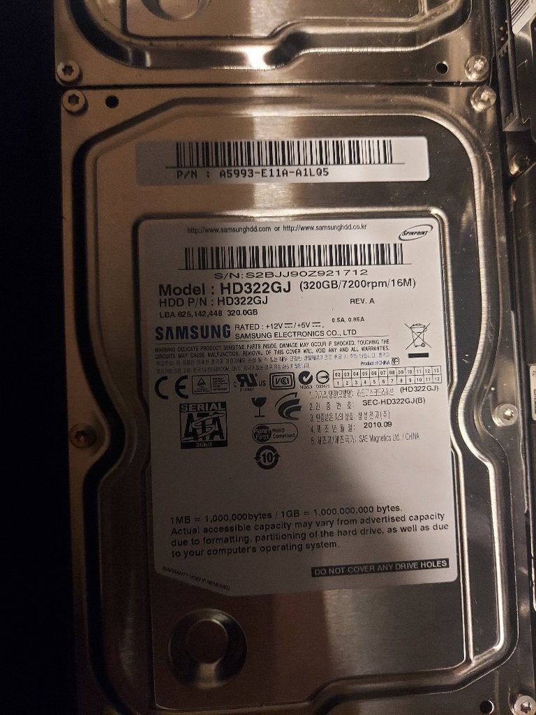 5 x disques dur Samsung HD322GJ NEUFS, Informatique & Logiciels, Neuf, Enlèvement ou Envoi, Interne, 320 Gb