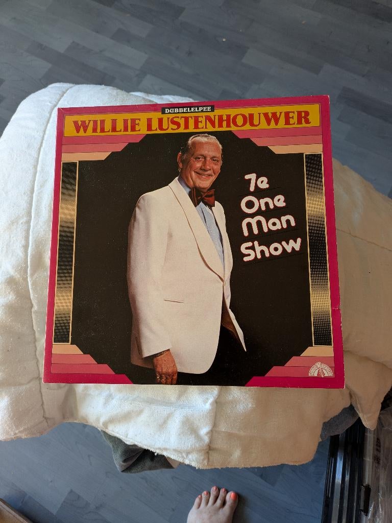 Willy lustenhouwer 7de one man show, Cd's en Dvd's, Vinyl | Nederlandstalig, Ophalen of Verzenden, Zo goed als nieuw, Levenslied of Smartlap
