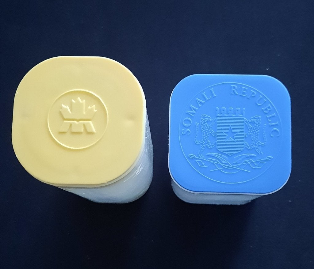 Lot de 2 tubes vides pour pièces argent 1 once, Timbres & Monnaies, Enlèvement ou Envoi, Classeur à monnaies