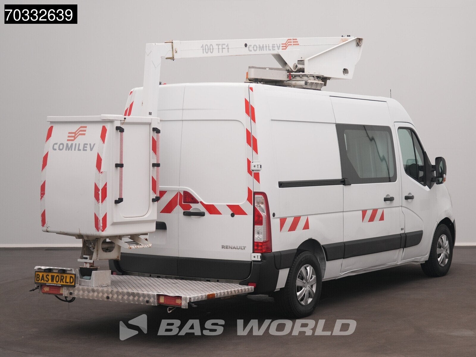Renault Master 125PK Hoogwerker L2H2 Airco Cruise Parkeersen, Auto's, Euro 5, Stof, Gebruikt, 4 cilinders