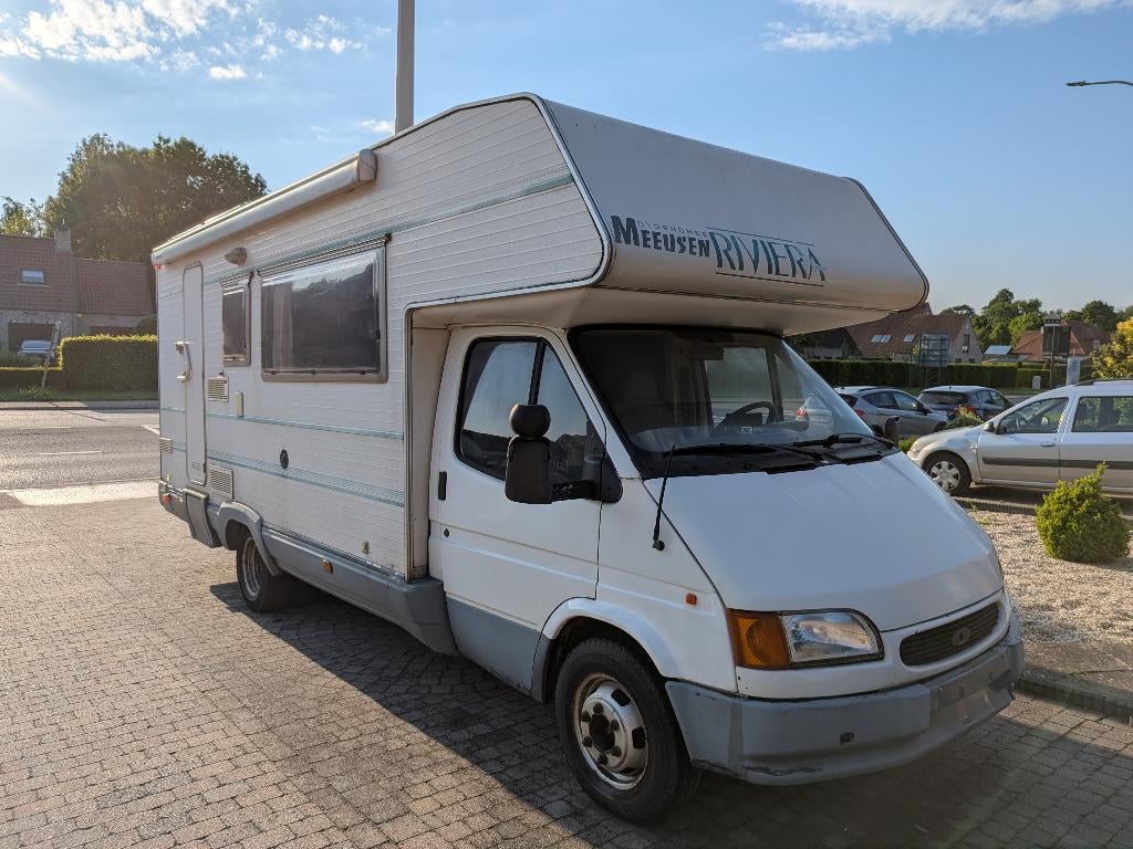Ford Transit Mobilhome 1994 – Hobbyproject / Opknapper, Caravans en Kamperen, Mobilhomes, Particulier, meer dan 6, Alkoof, Ford