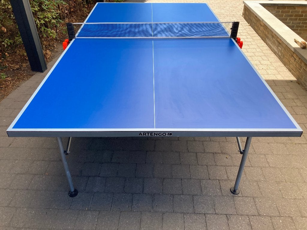 Pingpong tafel ArtengoPingpong tafel Artengo ppt 500, Sport en Fitness, Tafeltennis, Ophalen, Gebruikt, Tafel Outdoor, Inklapbaar
