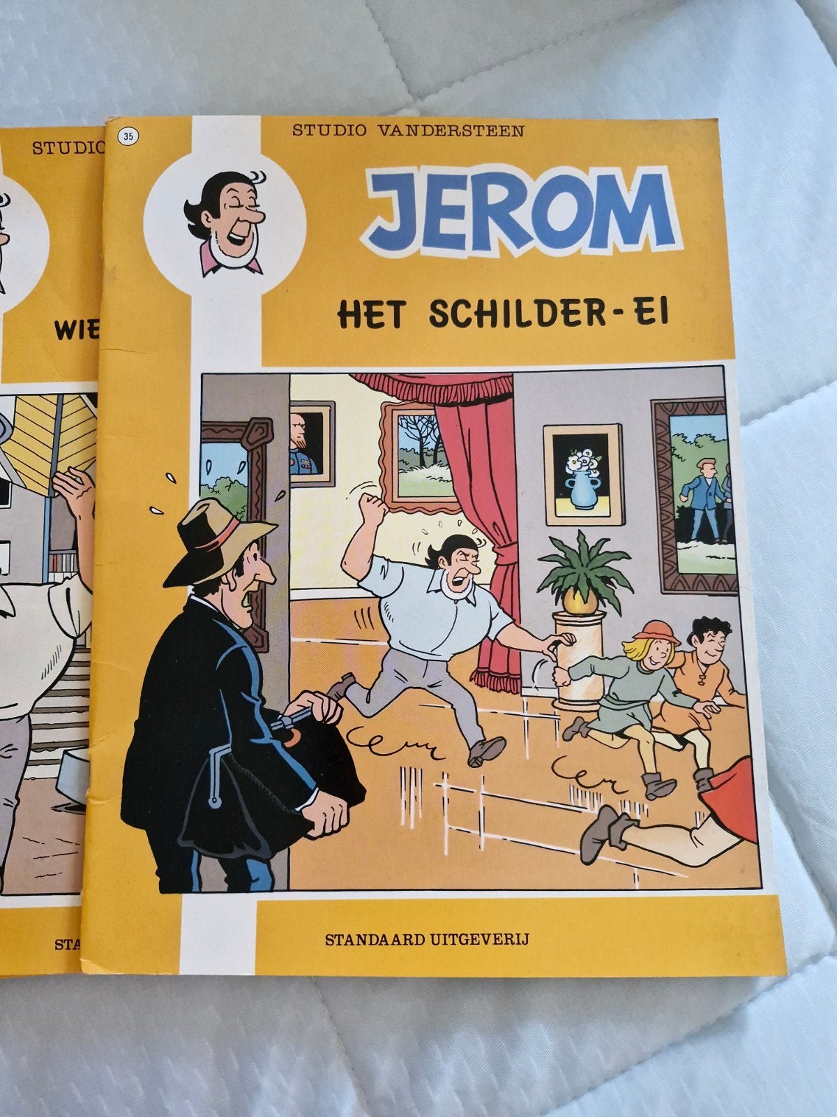 Reeks van 5 Jerom strips gele reeks, Enlèvement ou Envoi, Willy Vandersteen