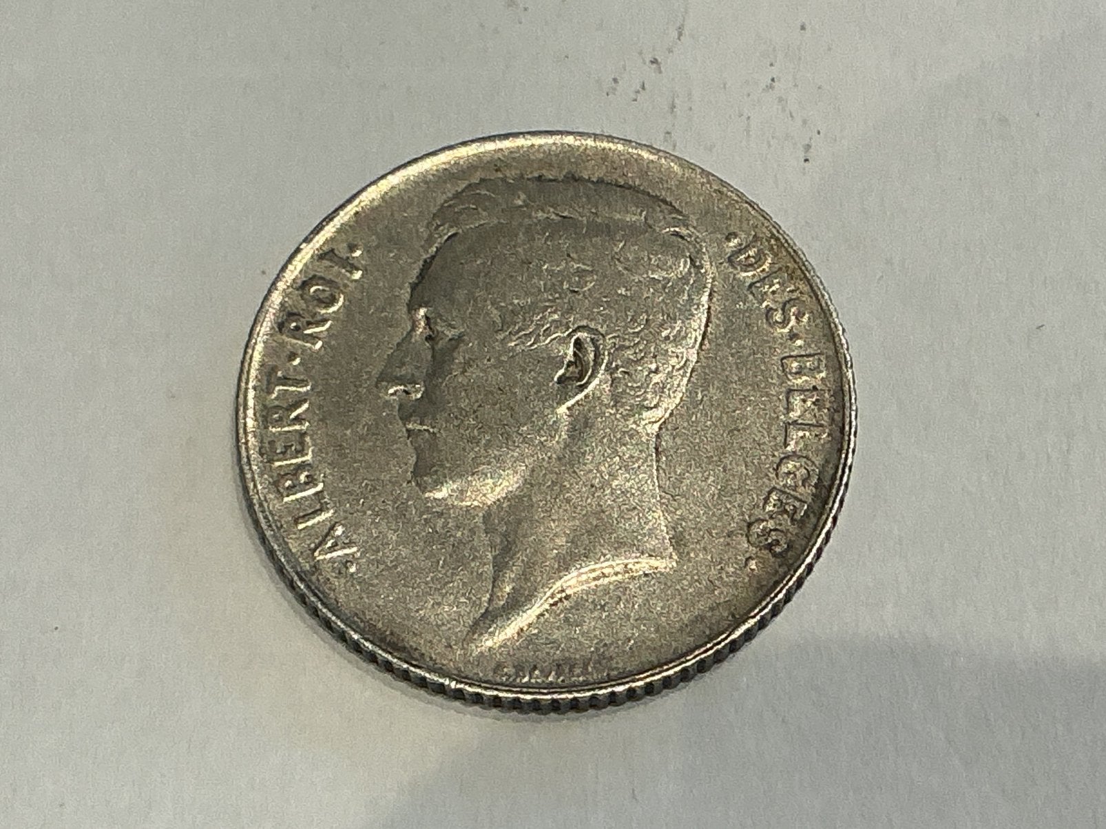 Belgique 1 franc 1912 argent français, Enlèvement ou Envoi, Argent