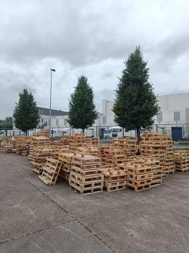 Houten paletten, Tuin en Terras, Ophalen of Verzenden, Zo goed als nieuw