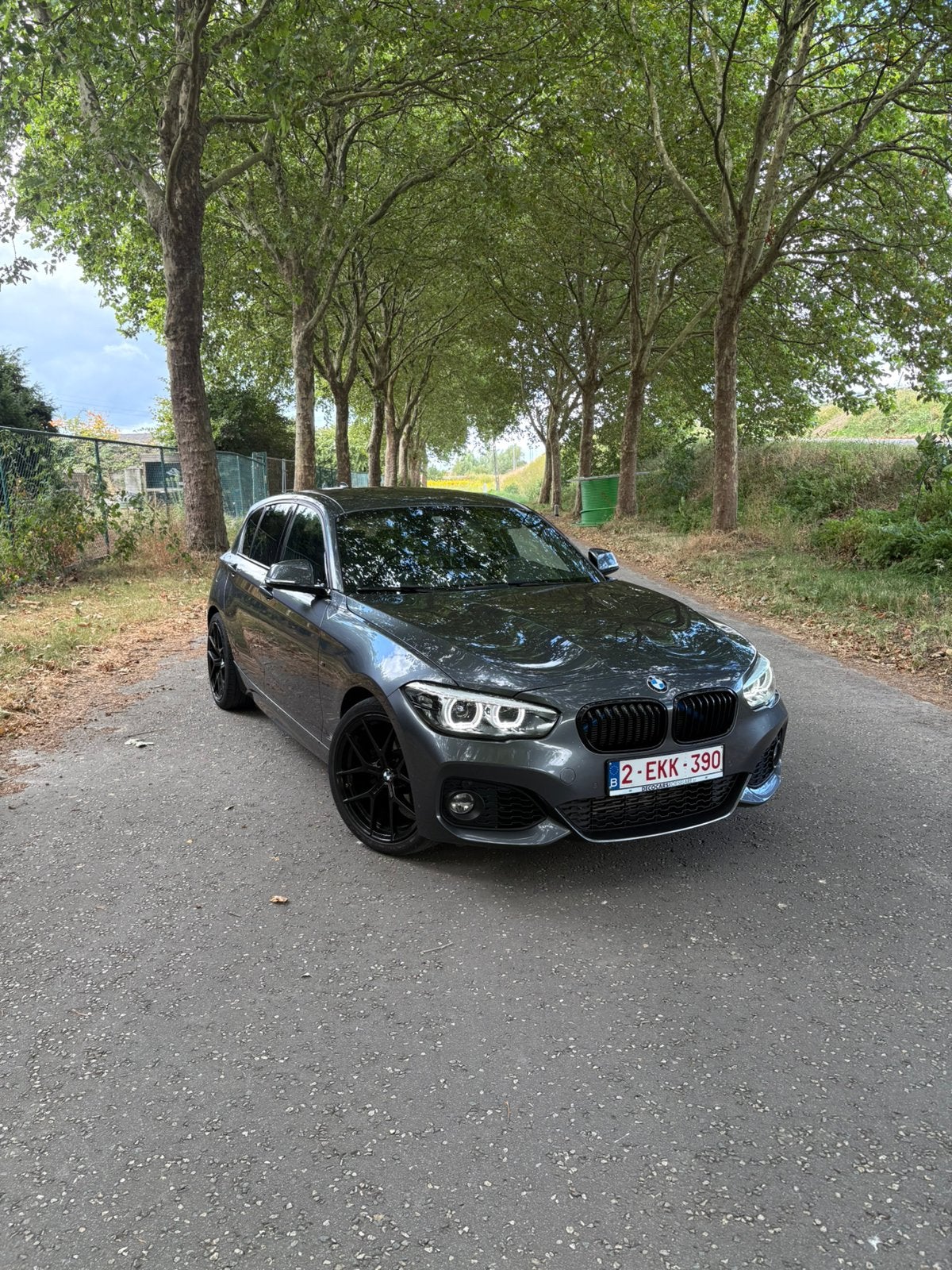 BMW 118i  - M pakket - Shadow edition - TOP STAAT!, Auto's, BMW, Particulier, Apple Carplay, Te koop, Leder en Alcantara