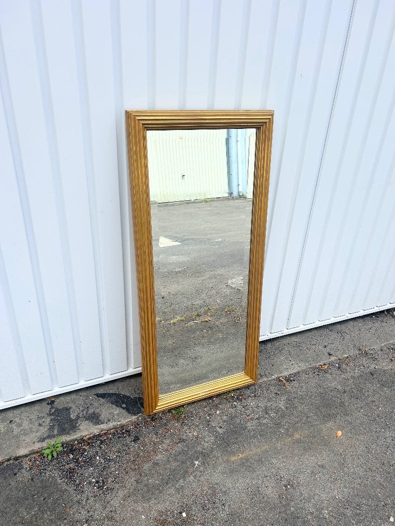 Miroir biseauté en bois 95 x 42 cm, Maison & Meubles, Accessoires pour la Maison | Miroirs, Moins de 100 cm, Enlèvement, Utilisé