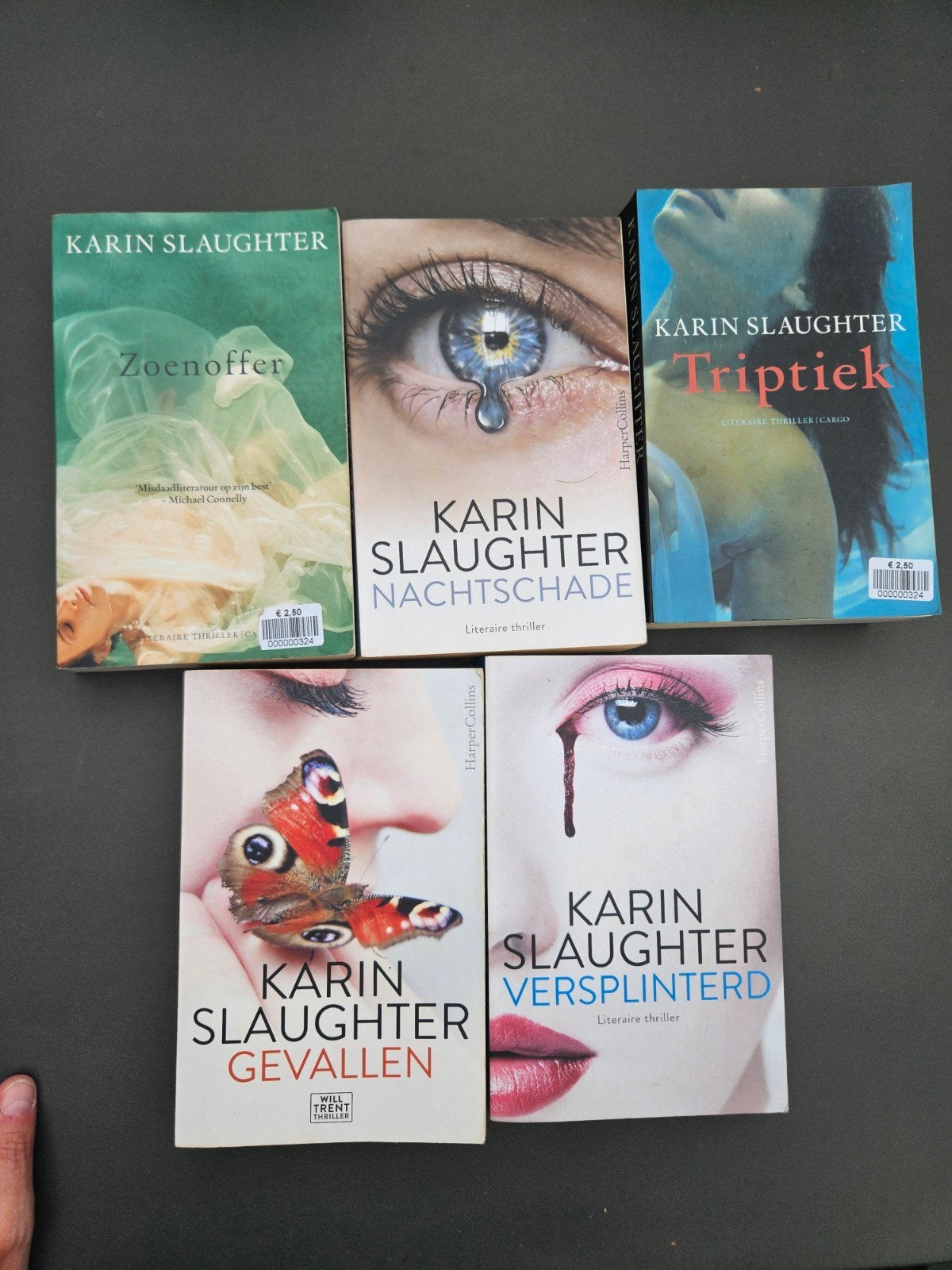 5 boeken Karin Slaughter, Livres, Enlèvement ou Envoi