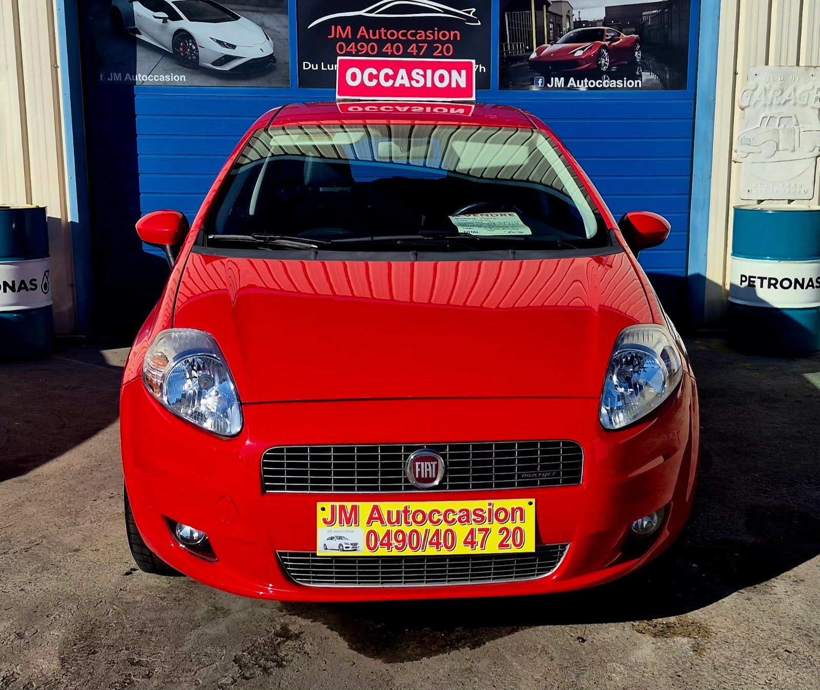Fiat Punto evo 1.3 multijet  5 portes, Rouge, 1298 cm³, Entreprise, Boîte manuelle