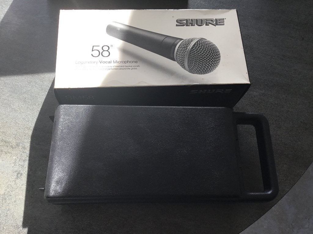 Lot microphone Shure SM58 et autres, Muziek en Instrumenten, Ophalen, Gebruikt, Zangmicrofoon