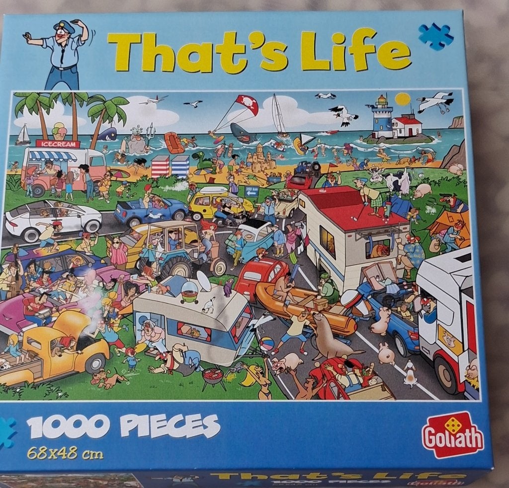 Puzzle Goliath 1000 pcs, Enlèvement, 500 à 1500 pièces, Comme neuf, Puzzle