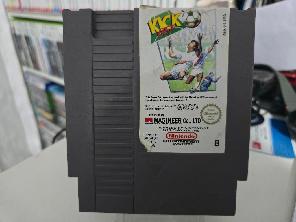 Kick Off Nintendo Nes, Consoles de jeu & Jeux vidéo, Jeux | Nintendo NES, Enlèvement ou Envoi, 2 joueurs, Utilisé, À partir de 3 ans