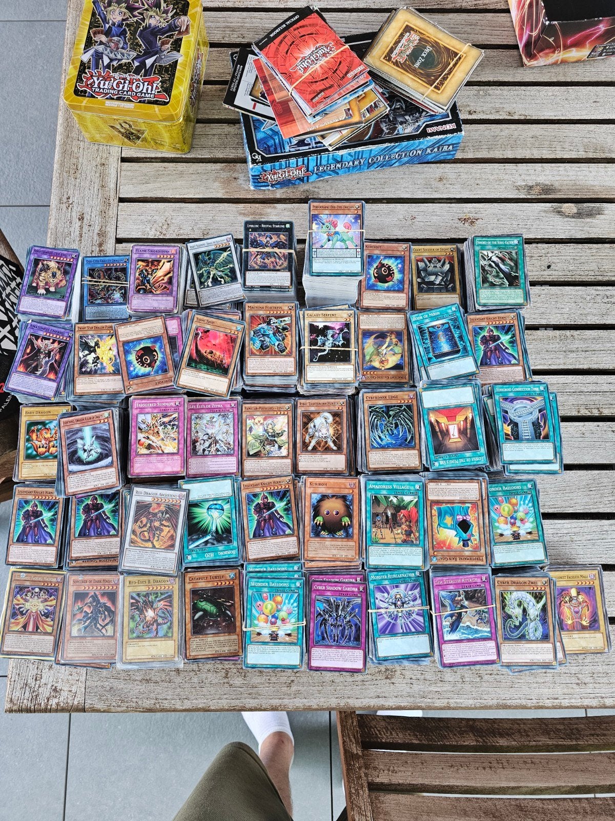 Groot Yu-Gi-Oh kaartenlot – duizenden kaarten, Enlèvement