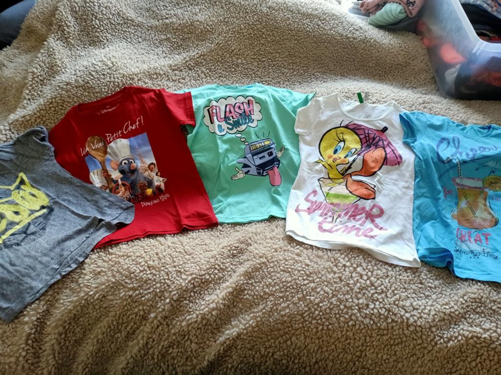5 t- shirt 9-10 j, Ophalen