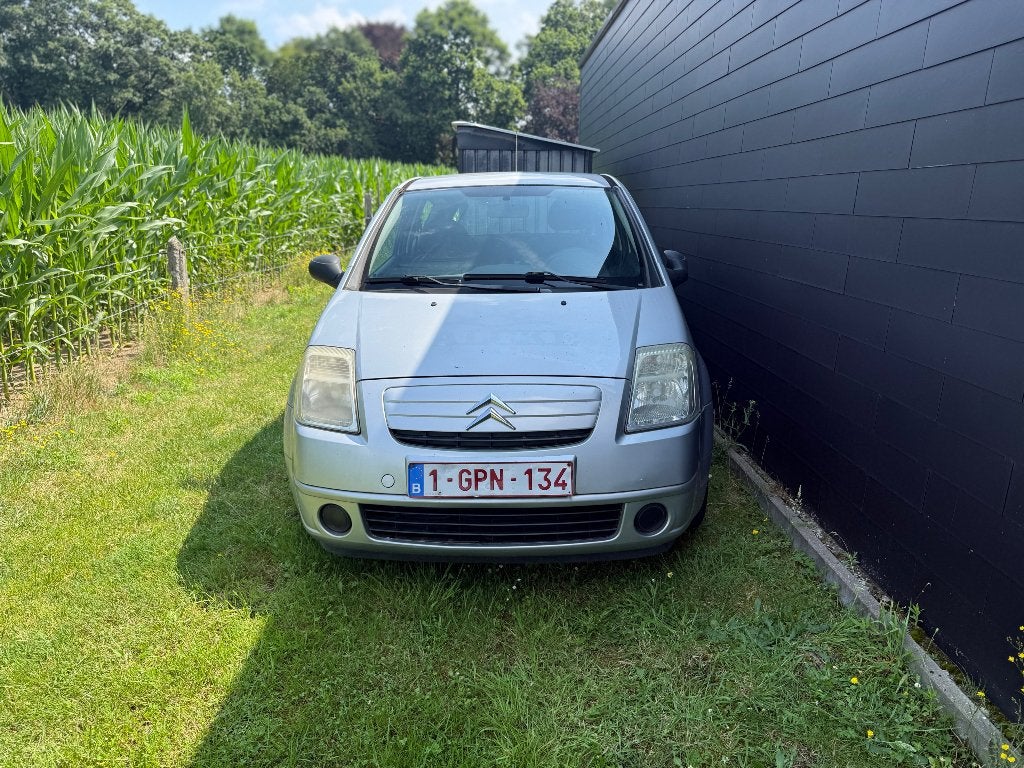 Citroen C2 2006 114000km koppeling stuk, Autos, Argent ou Gris, Achat, Boîte manuelle, Noir