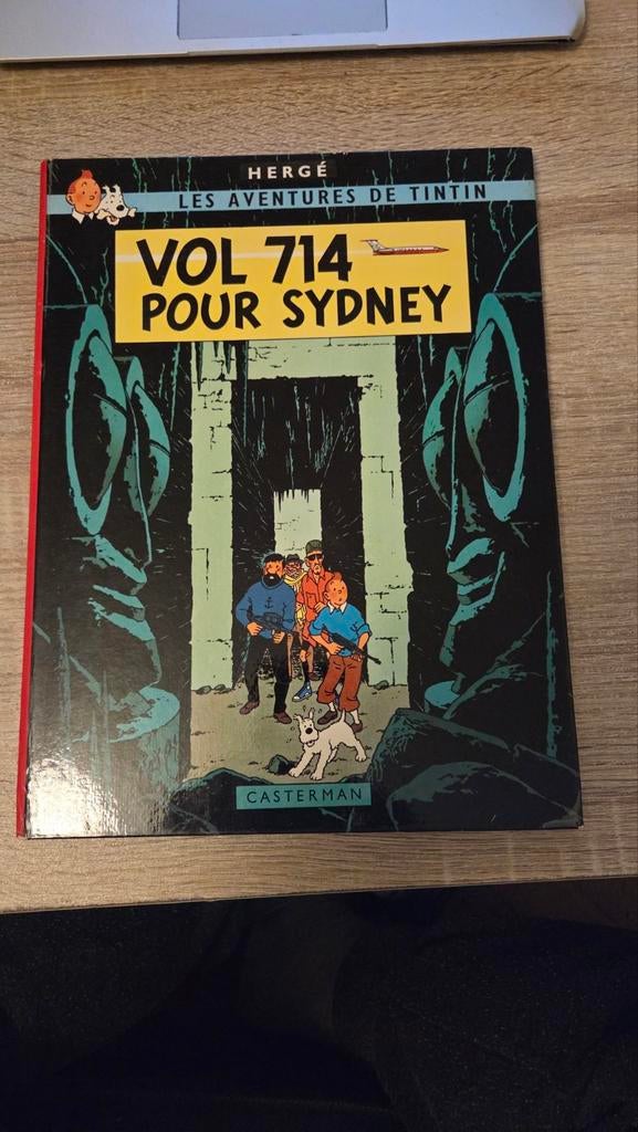 Tintin : Vol 714 pour Sidney EO 2ème tirage, Livres, Enlèvement ou Envoi, Une BD, Utilisé, Hergé
