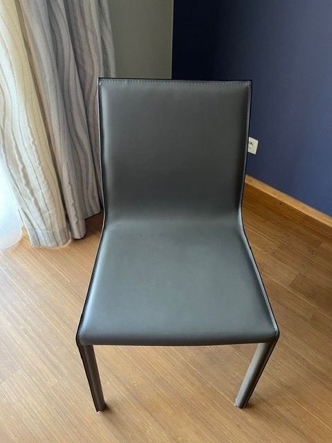 6 sobere design eetkamerstoelen, Maison & Meubles, Chaises, Neuf, Design, Brun, Enlèvement