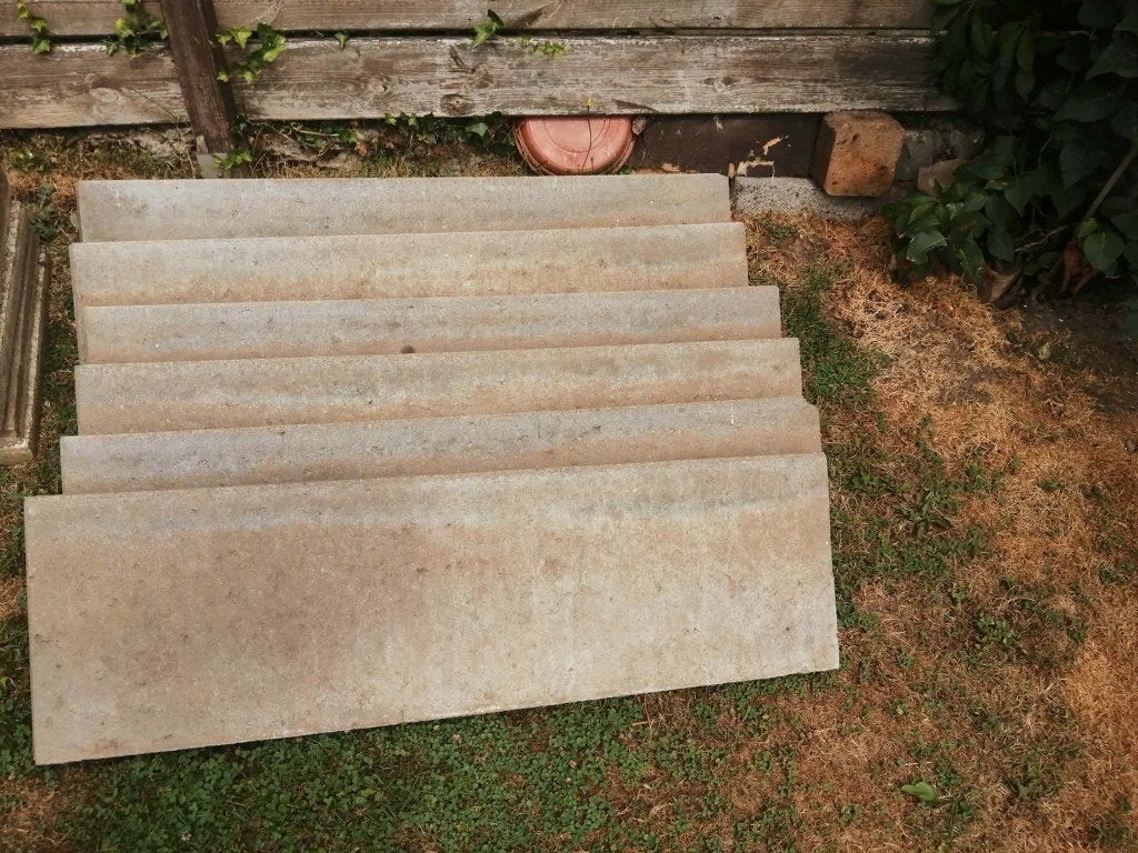 JARDIN, Jardin & Terrasse, Pavé & Dalles, Comme neuf, Autres types, Béton, 10 m²² ou plus, Enduite, Enlèvement