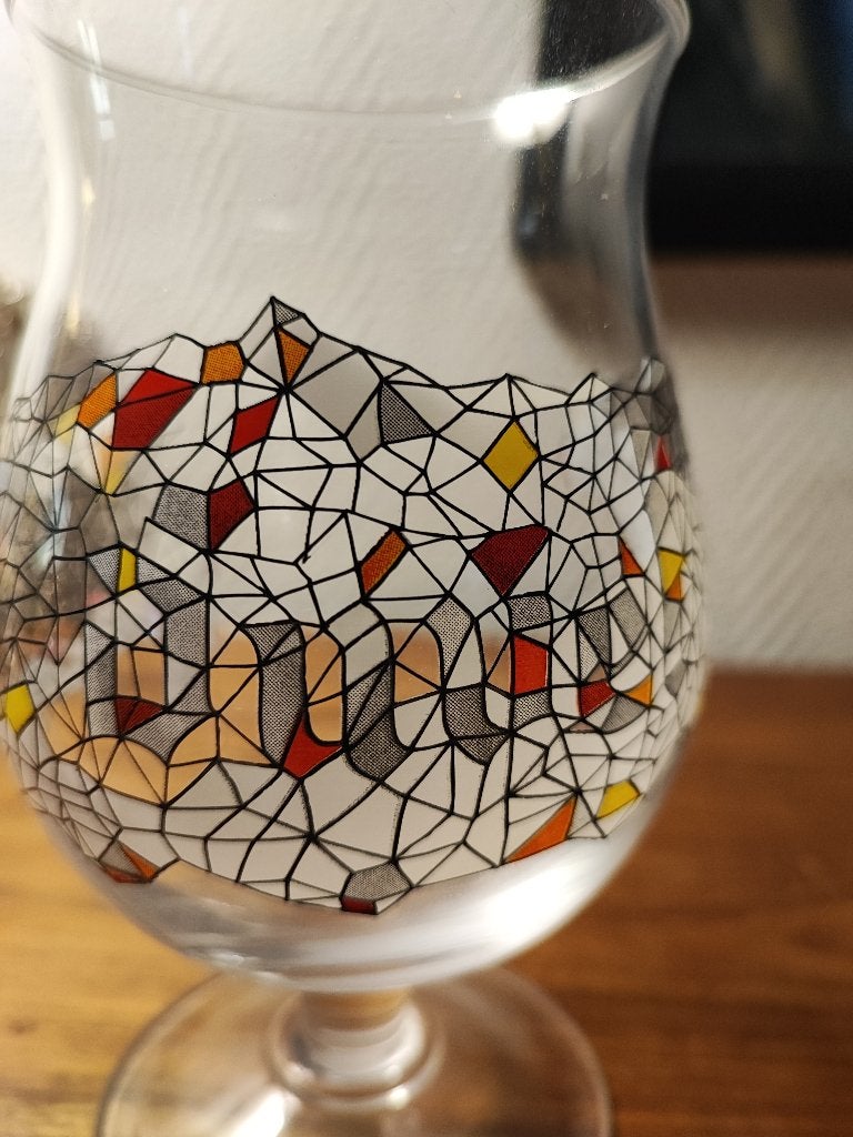 Duvel Glas “Philippe Debongnie”, verzamelobject, Verzamelen, Ophalen of Verzenden, Zo goed als nieuw, Duvel