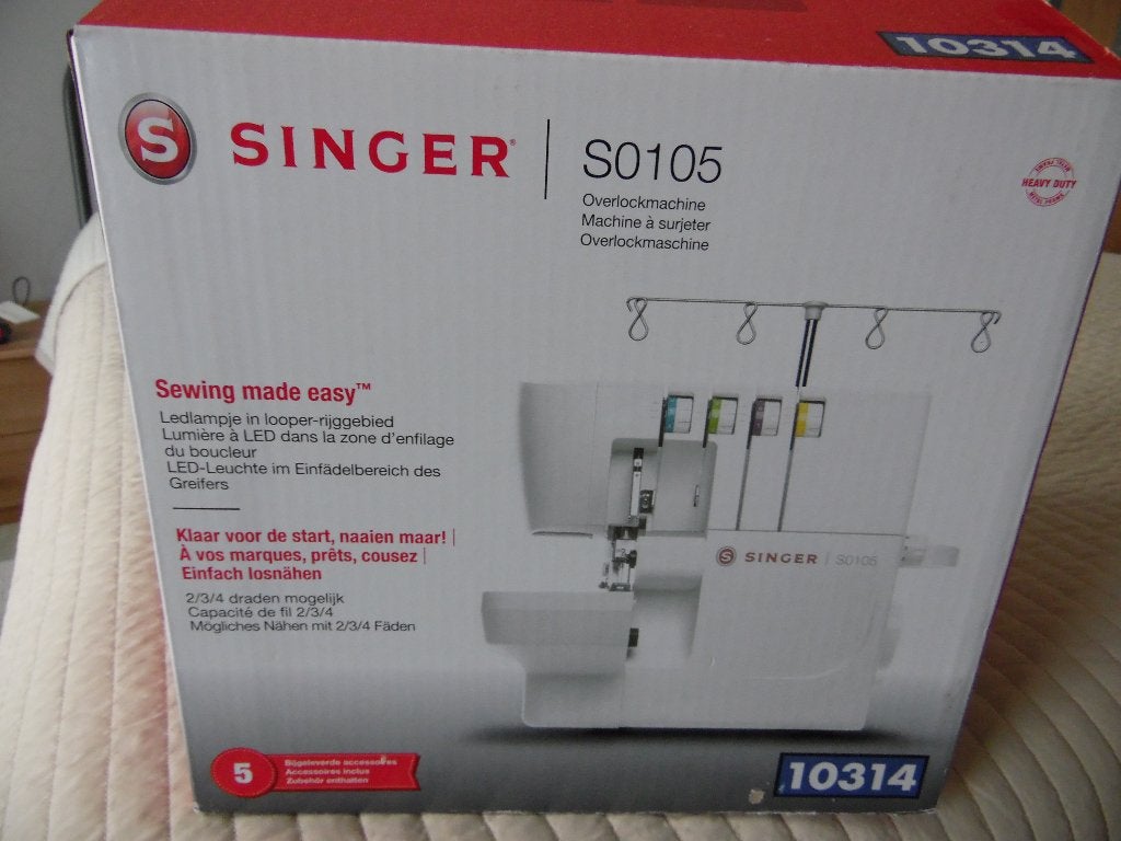 Overlock, Ophalen, Nieuw, Lockmachine, Singer