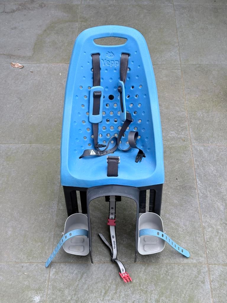 Yepp maxi met 2 bagagedragers, Fietsen en Brommers, Achterzitje, Ophalen, 15 t/m 25 kg, Gebruikt