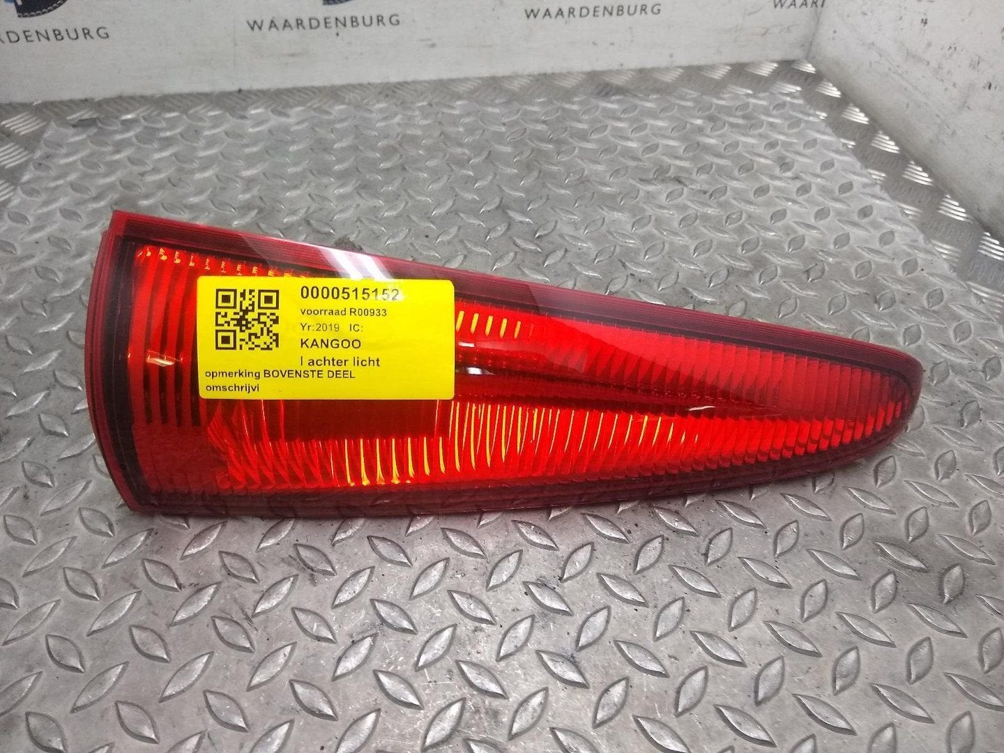 RENAULT KANGOO ACHTERLICHT L 2019, Ophalen of Verzenden, Gebruikt, ARN erkend