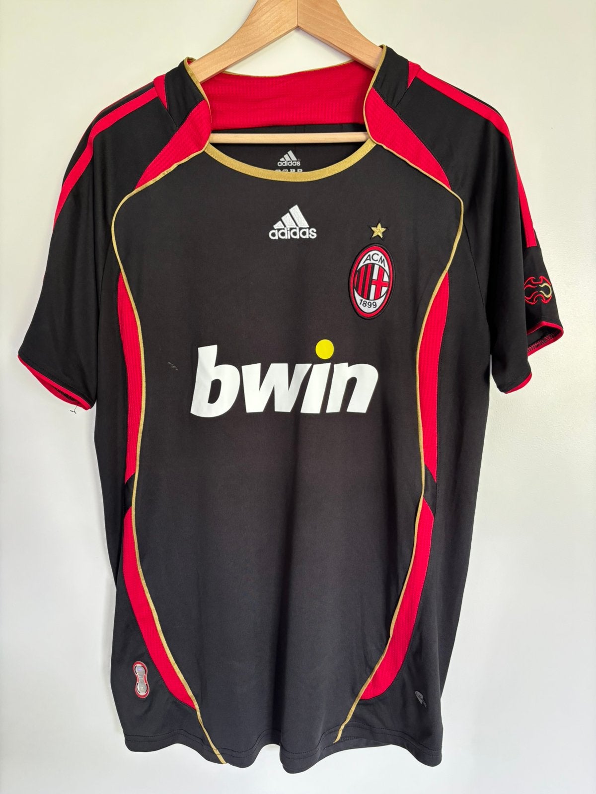 Maillot extérieur Adidas AC Milan 2006/07, Taille M, Enlèvement ou Envoi, Comme neuf, Maillot