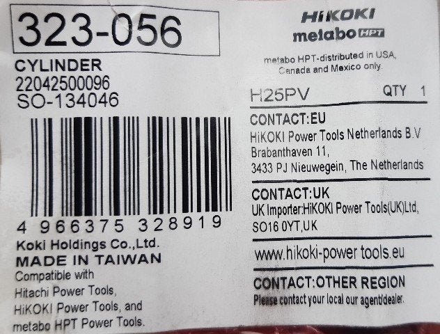 Cilinder 323056 voor beitelhamer HITACHI H25PV, Ophalen, Nieuw, Beitel, Overige merken