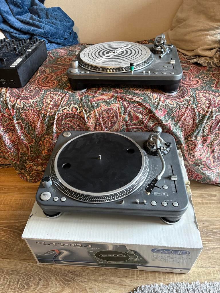 2 tourne-disques Synq X-trm-1, Autres marques, Réglage pitch, Tourne-disque, Enlèvement