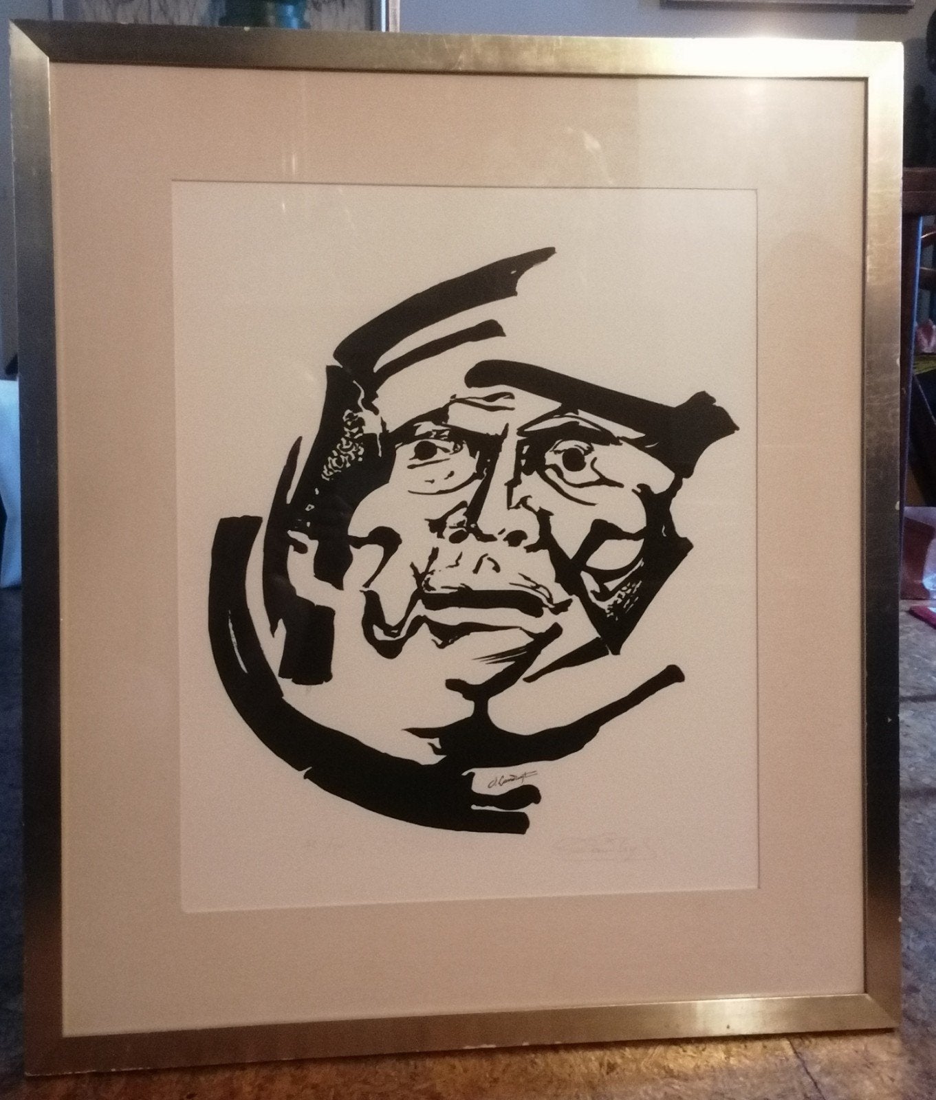 Octave Landuyt (1922-2024) litho, Antiquités & Art, Signé, Enlèvement
